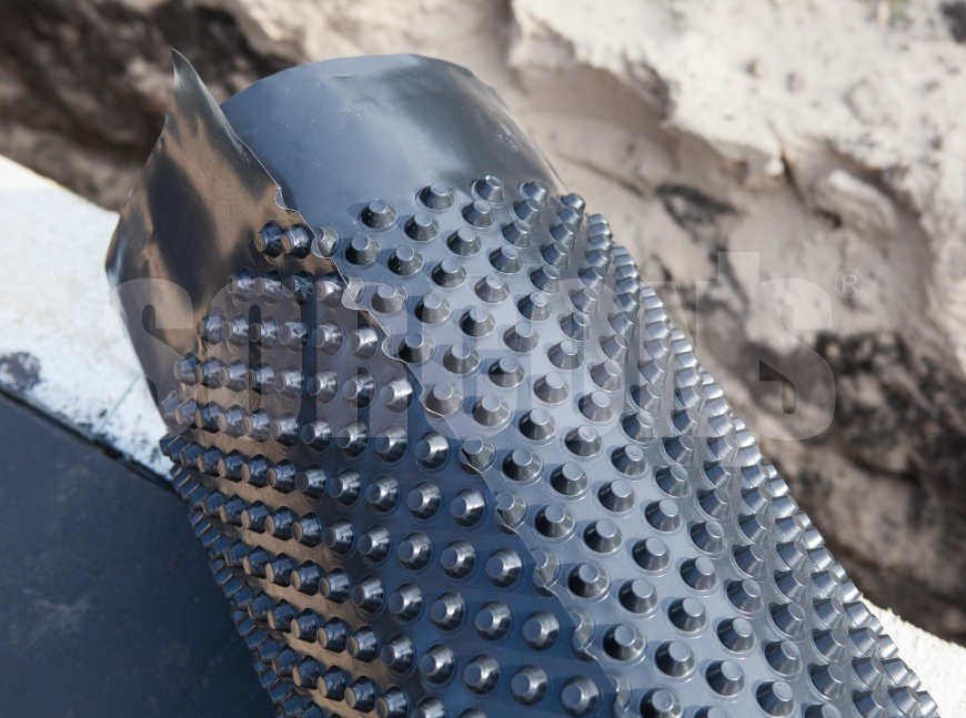 HDPE Dimpled Membrane Roll